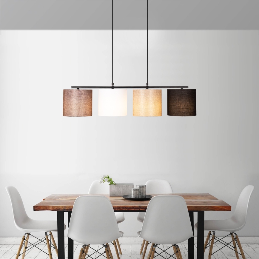 Lampadario su filo VALIZ 4xE27/40W/230V