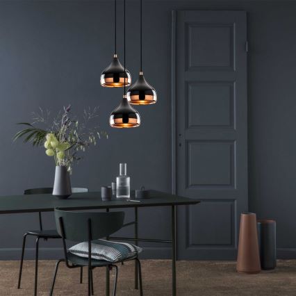 Lampadario su filo YILDO 3xE27/40W/230V
