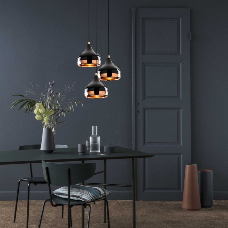 Lampadario su filo YILDO 3xE27/40W/230V