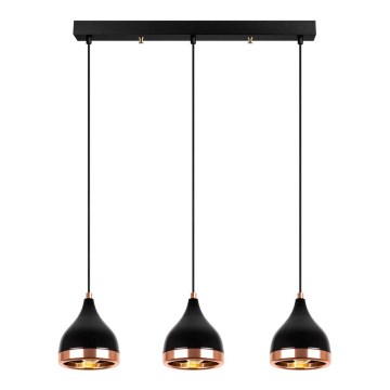 Lampadario su filo  YILDO 3xE27/60W/230V