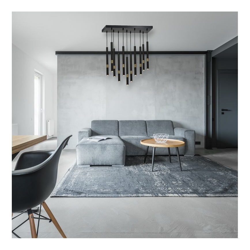 Lampadario su fune MONZA 11xG9/7W/230V