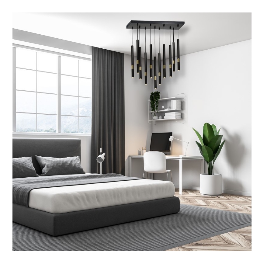 Lampadario su fune MONZA 11xG9/7W/230V