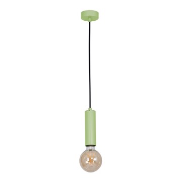 Lampadario TUBES 1xE27/60W/230V verde