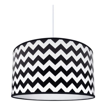 Lampadario ZYGZAK BLACK 1xE27/60W/230V
