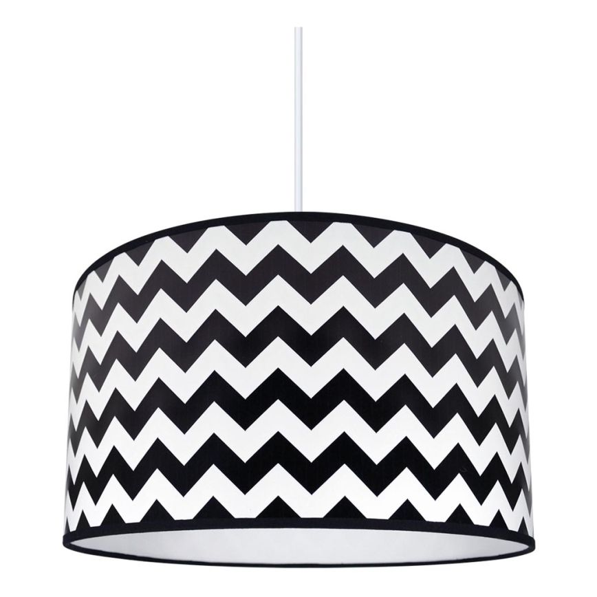 Lampadario ZYGZAK BLACK 1xE27/60W/230V