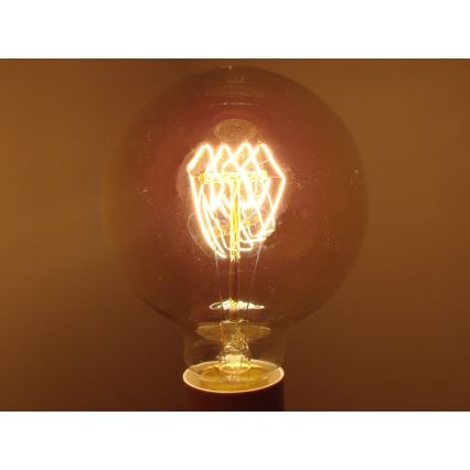 Lampadina decorativa dimmerabile per uso intensivo SELEBY G95 E27/60W/230V 2200K