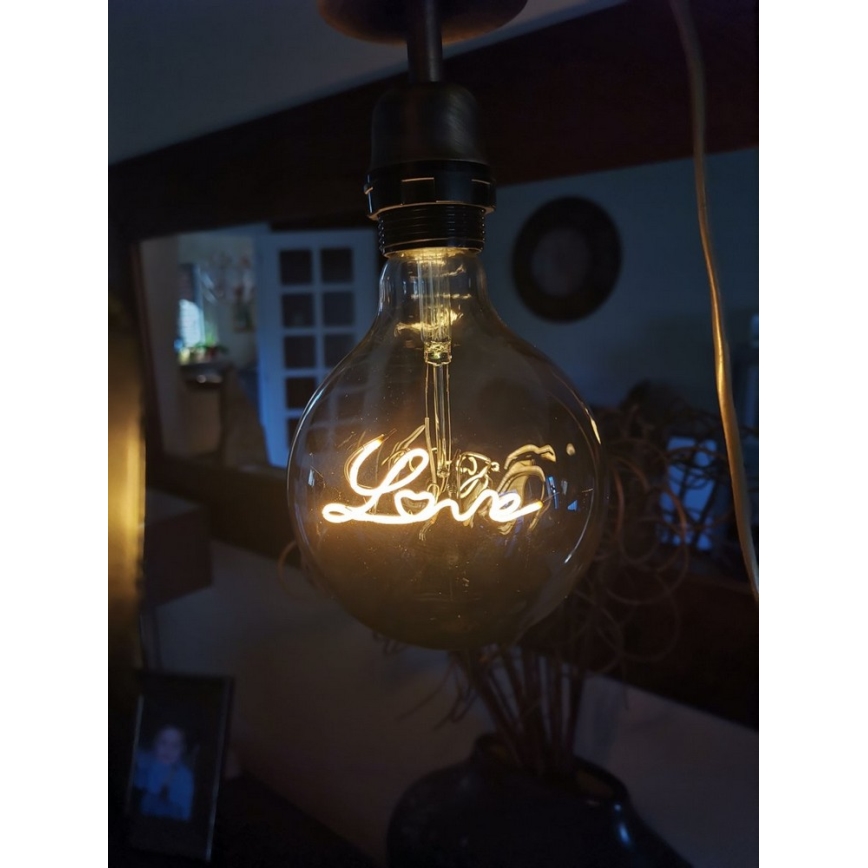 Lampadina decorativa LED FILAMENT G125 E27/5W/230V 2200K
