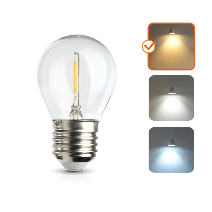 Lampadina LED 1xE27/1,3W/230V 3000K