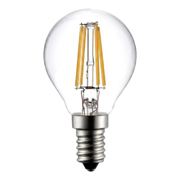 Lampadina LED a filamento G45 E14/6W/230V 3000K