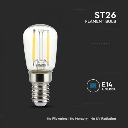 Lampadina LED a filamento ST26 E14/2W/230V 3000K