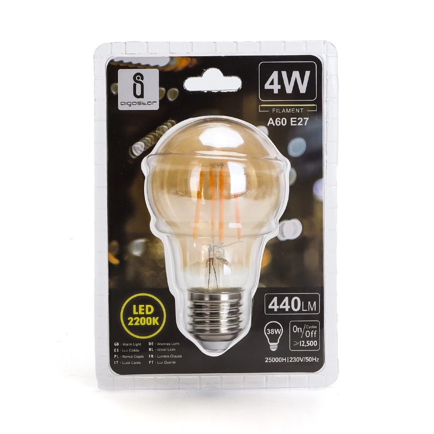 Lampadina LED A60 E27/4W/230V 2200K - Aigostar
