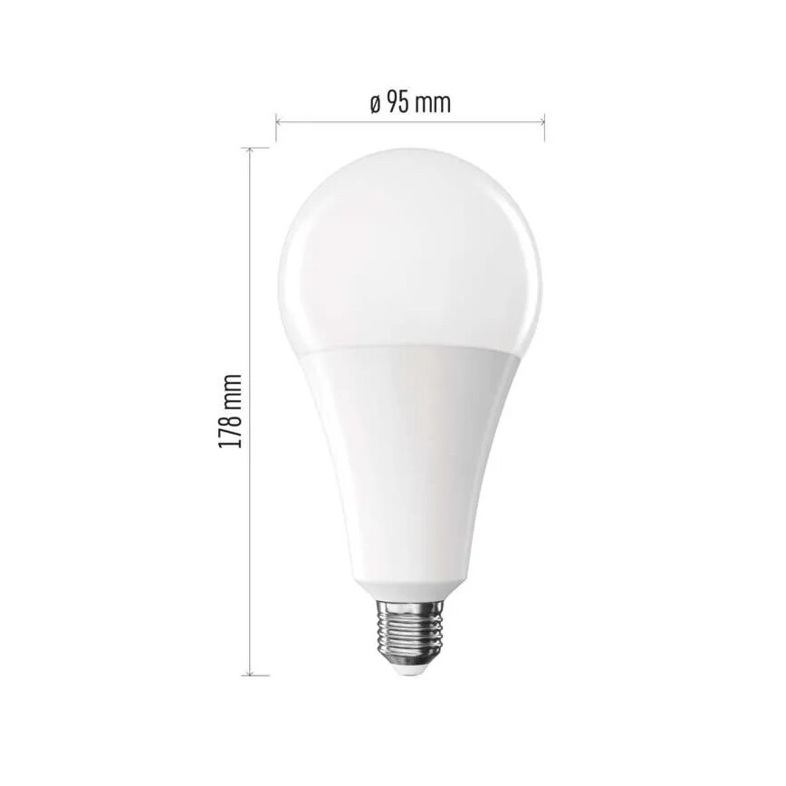Lampadina LED A95 E27/28W/230V 2700K
