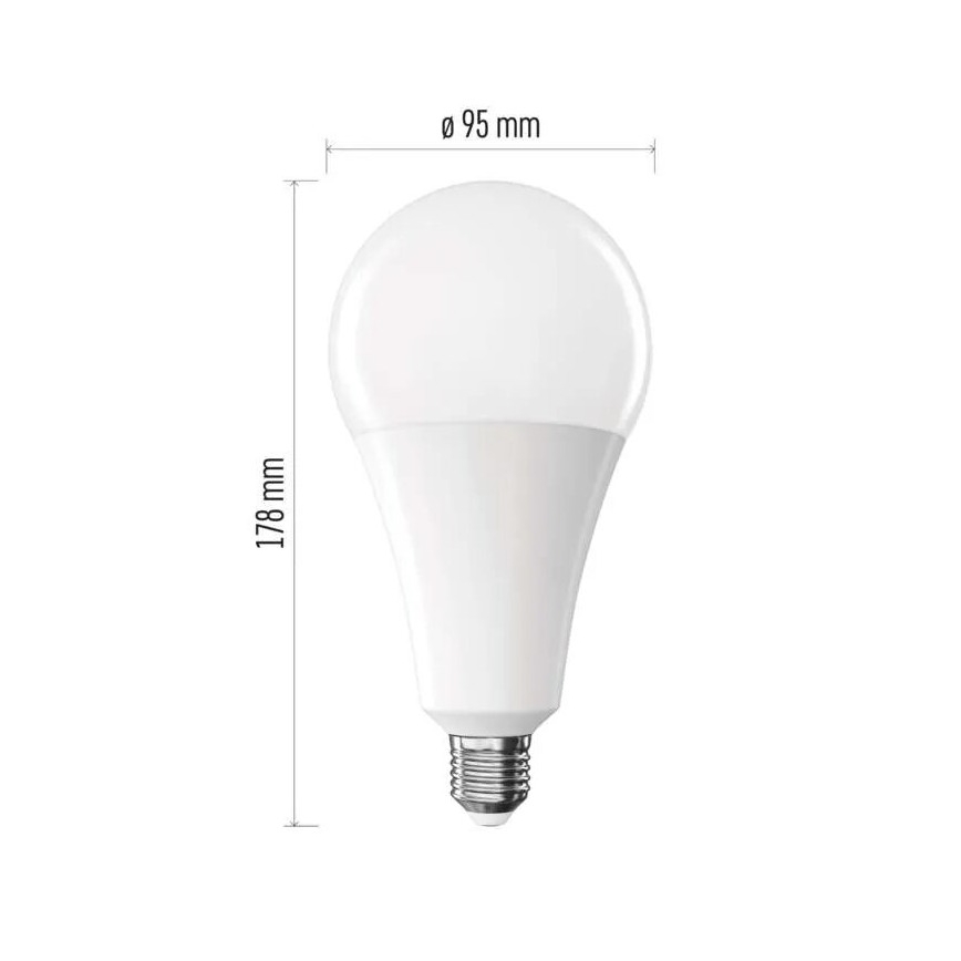 Lampadina LED A95 E27/28W/230V 4000K