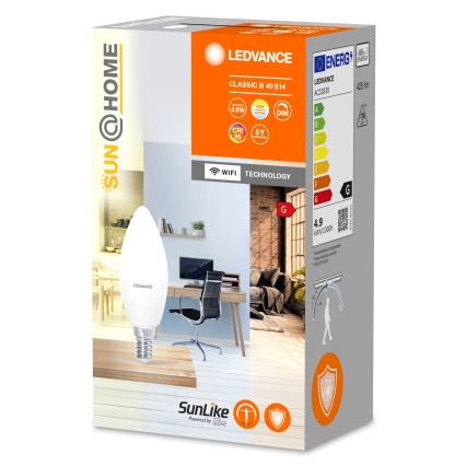 Lampadina LED Antibatterica Dimmerabile B40 E14/4,9W/230V Wi-Fi - Ledvance