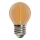 Lampadina LED CLASIC AMBER G45 E27/4W/230V 2200K -  Brilagi