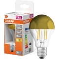 Lampadina LED con cupola specchiata FILAMENT E27/6,5W/230V 2700K dorata - Osram