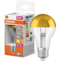 Lampadina LED con cupola specchiata SUPERSTAR E27/7W/230V 2700K dorata - Osram