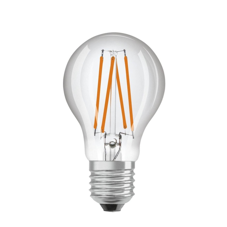 Lampadina LED con sensore crepuscolare CLASSIC FILAMENT A60 E27/7,3W/230V 2700K - Osram