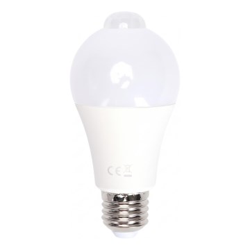 Lampadina LED con sensore di movimento e sensore crepuscolare A60 E27/9W/230V 6500K - Aigostar