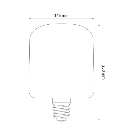 Lampadina LED DECO VINTAGE E27/4W/230V 1800K