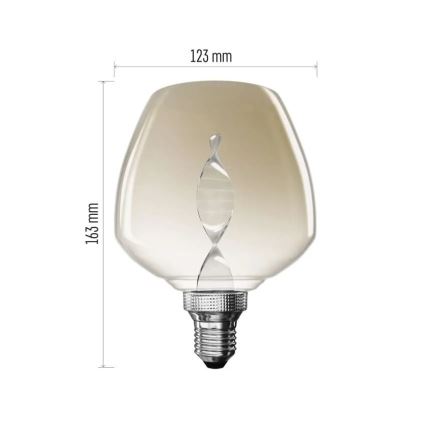 Lampadina LED DECO VINTAGE S123 E27/3,5W/230V 1800K