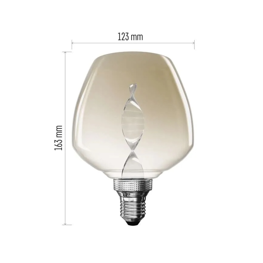 Lampadina LED DECO VINTAGE S123 E27/3,5W/230V 1800K