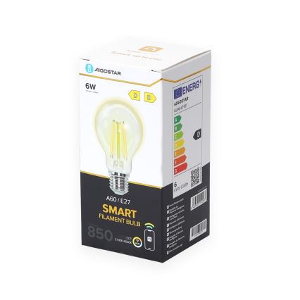 Lampadina LED dimmerabile A60 E27/6W/230V 2700-6500K Wi-Fi - Aigostar