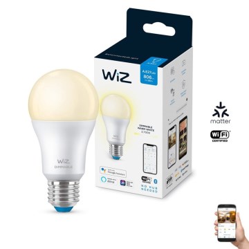 Lampadina LED dimmerabile A60 E27/8W/230V 2700K CRI 90 Wi-Fi - WiZ