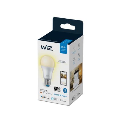 Lampadina LED dimmerabile A60 E27/8W/230V 2700K CRI 90 Wi-Fi - WiZ