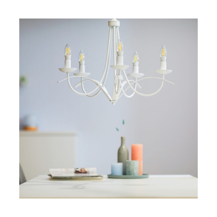 Lampadina LED Dimmerabile FILAMENT C35 E14/4,9W/230V 2700-6500K CRI 90 Wi-Fi - WiZ