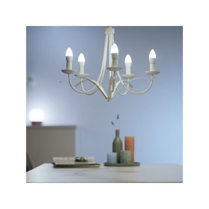 Lampadina LED Dimmerabile C37 E14/4,9W/230V 2700-6500K CRI 90 Wi-Fi - WiZ