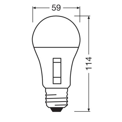 Lampadina LED dimmerabile CLASSIC A60 E27/8,8W/230V 2700/3000/4000/6500K - Osram