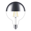 Lampadina LED dimmerabile con calotta sferica a specchio DECO Philips G125 E27/7,2W/230V 2700K