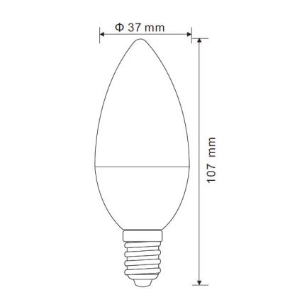 Lampadina LED dimmerabile E14/5W/230V 4000K - Globo