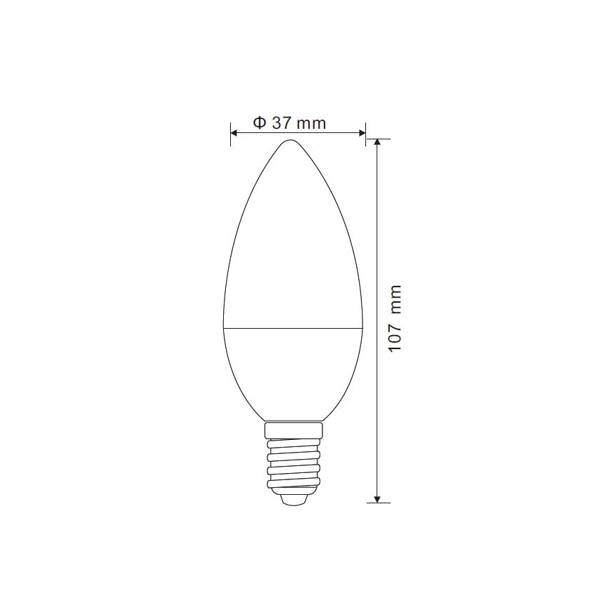 Lampadina LED dimmerabile E14/5W/230V 4000K - Globo
