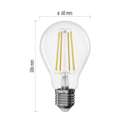 Lampadina LED dimmerabile FILAMENT A60 E27/7,5W/230V 2700K