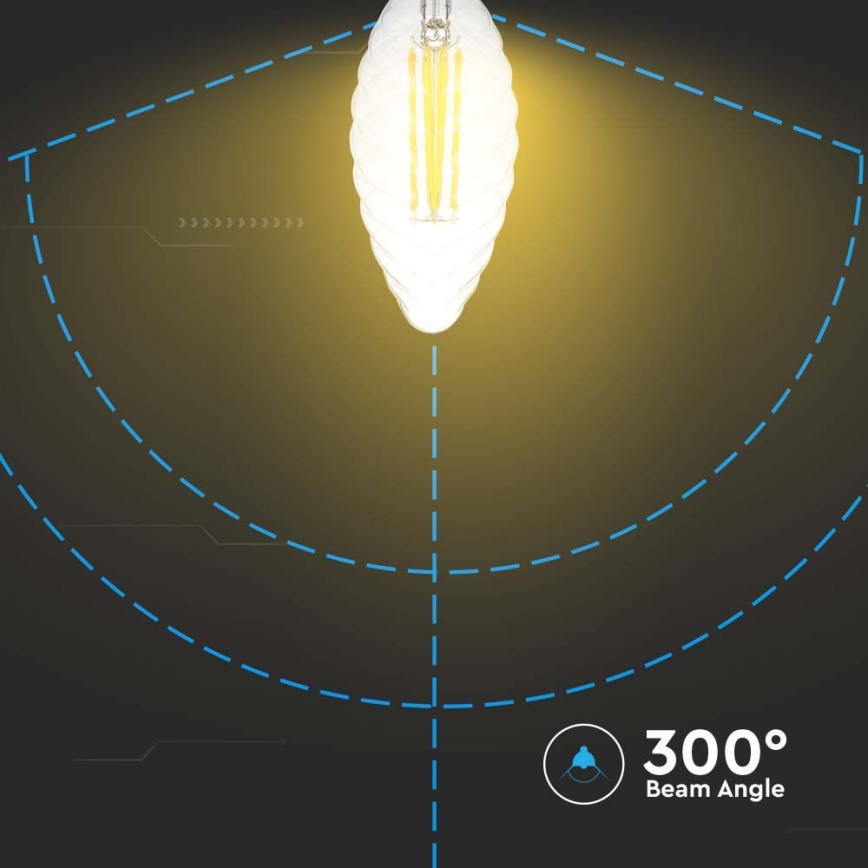 Lampadina LED dimmerabile FILAMENT E14/4W/230V 3000K