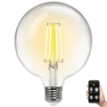 Lampadina LED dimmerabile FILAMENT MESH Smart G125 E27/6W/230V 2700-6500K - Aigostar