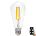Lampadina LED dimmerabile FILAMENT MESH Smart ST64 E27/6W/230V 2700-6500K - Aigostar