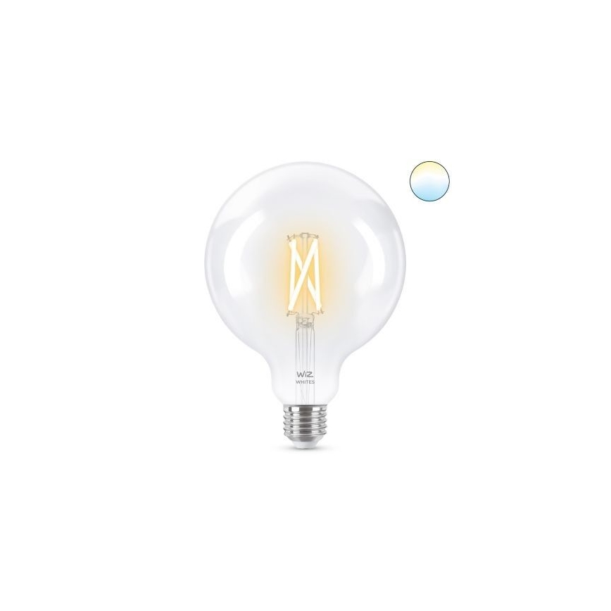 Lampadina LED dimmerabile FILAMENT G125 E27/7W/230V 2700-6500K CRI 90 Wi-Fi - WiZ