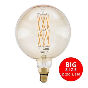 Lampadina LED dimmerabile G200 E27/8W/230V 2100K - Eglo 11687