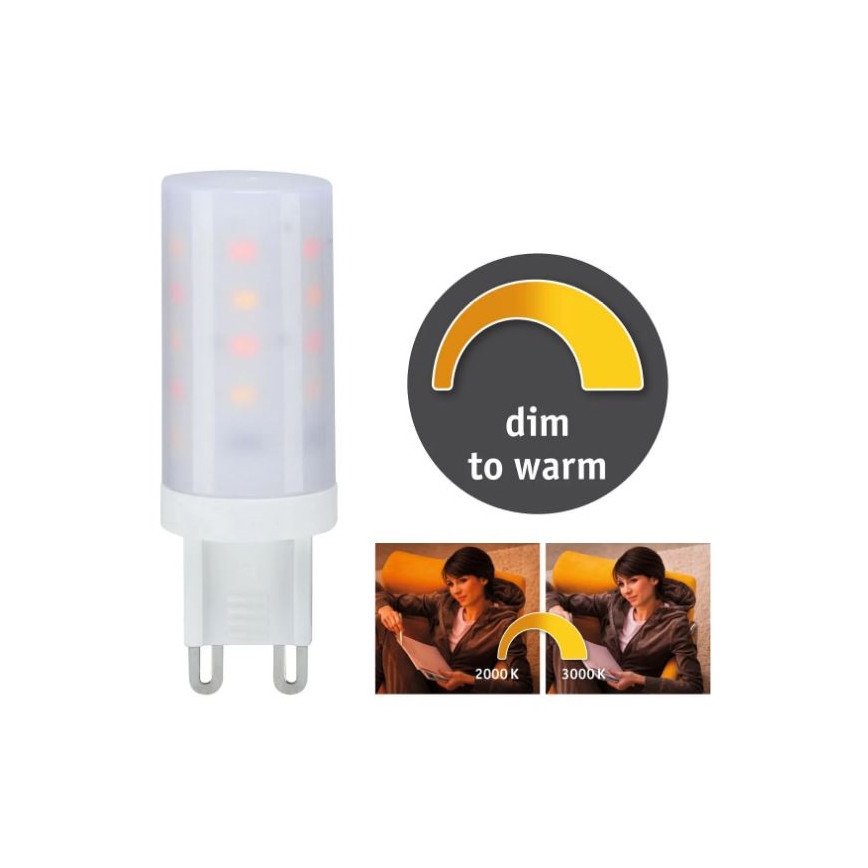 Lampadina LED dimmerabile G9/4W/230V 2000-3000K - Paulmann 28819