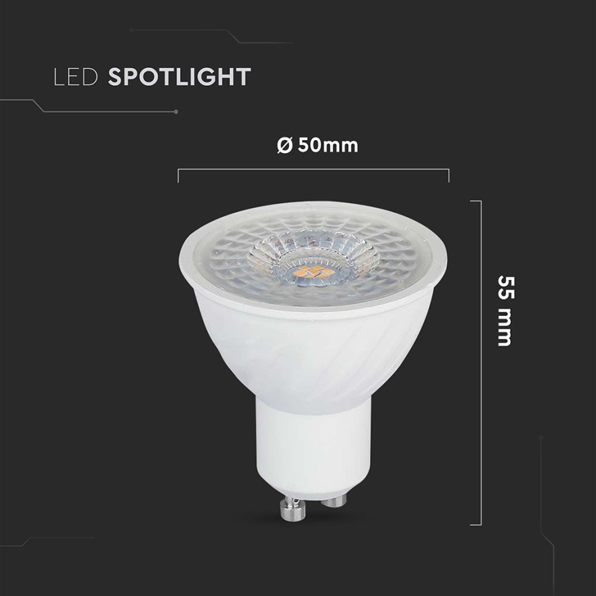 Lampadina LED dimmerabile GU10/6W/230V 4000K 110°