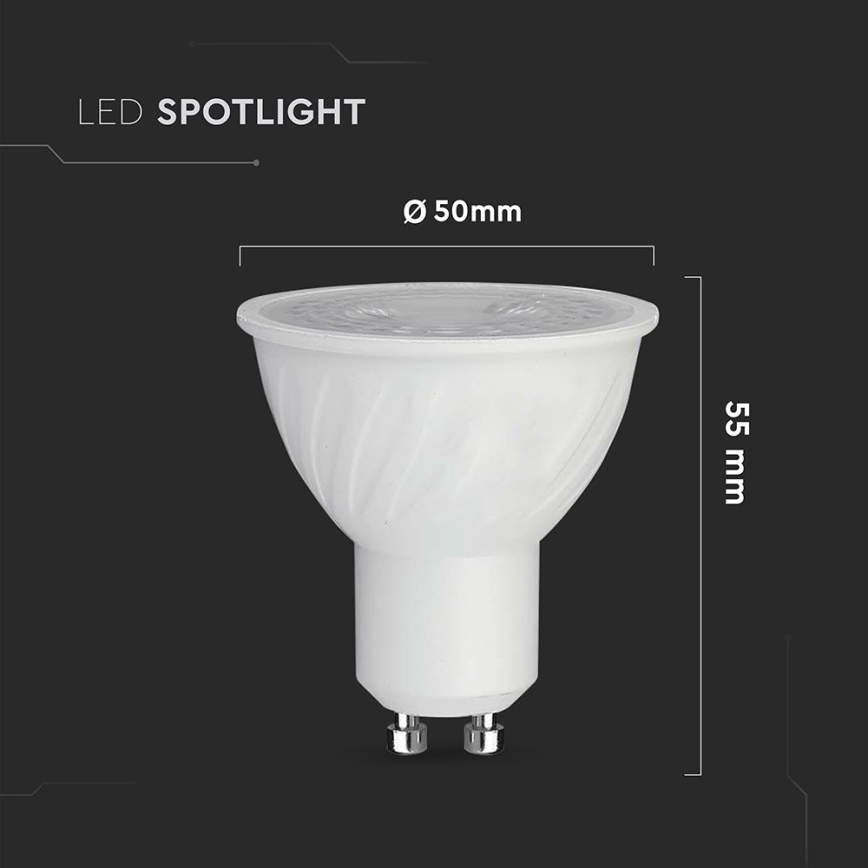 Lampadina LED dimmerabile GU10/6W/230V 6500K 38°