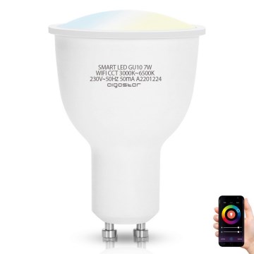 Lampadina LED dimmerabile GU10/7W/230V 3000-6500K Wi-Fi - Aigostar