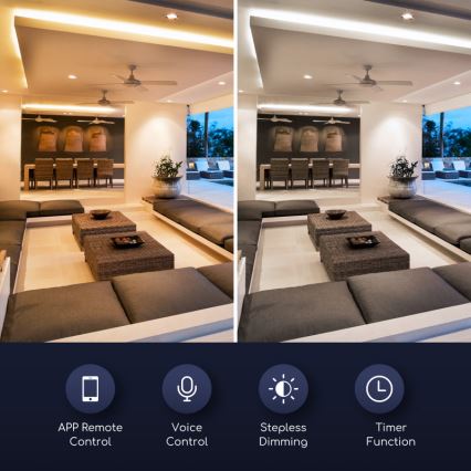 Lampadina LED dimmerabile GU10/7W/230V 3000-6500K Wi-Fi - Aigostar