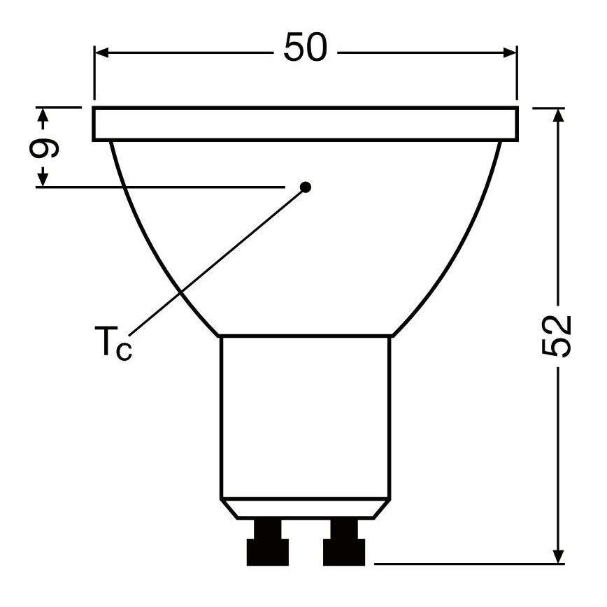 Lampadina LED dimmerabile PAR16 GU10/3,7W/230V 4000K CRI 90 - Osram
