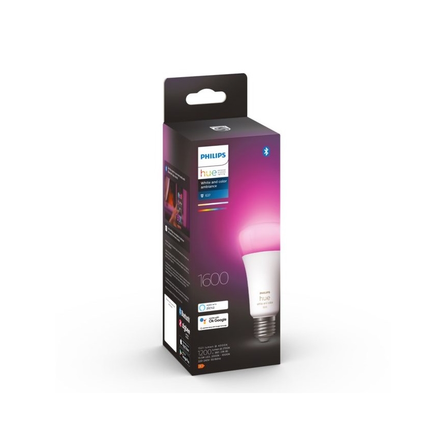 Lampadina LED Dimmerabile Philips Hue White And Color Ambiance A67 E27/13,5W/230V 2000-6500K
