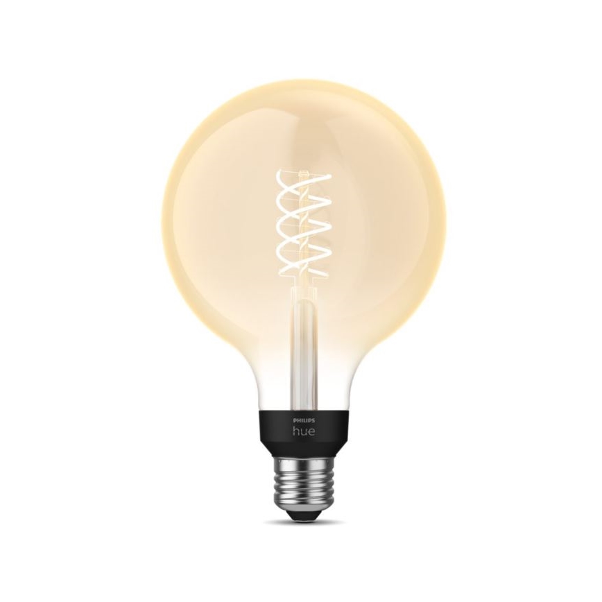 Lampadina LED dimmerabile Philips Hue WHITE FILAMENT G125 E27/7W/230V 2100K