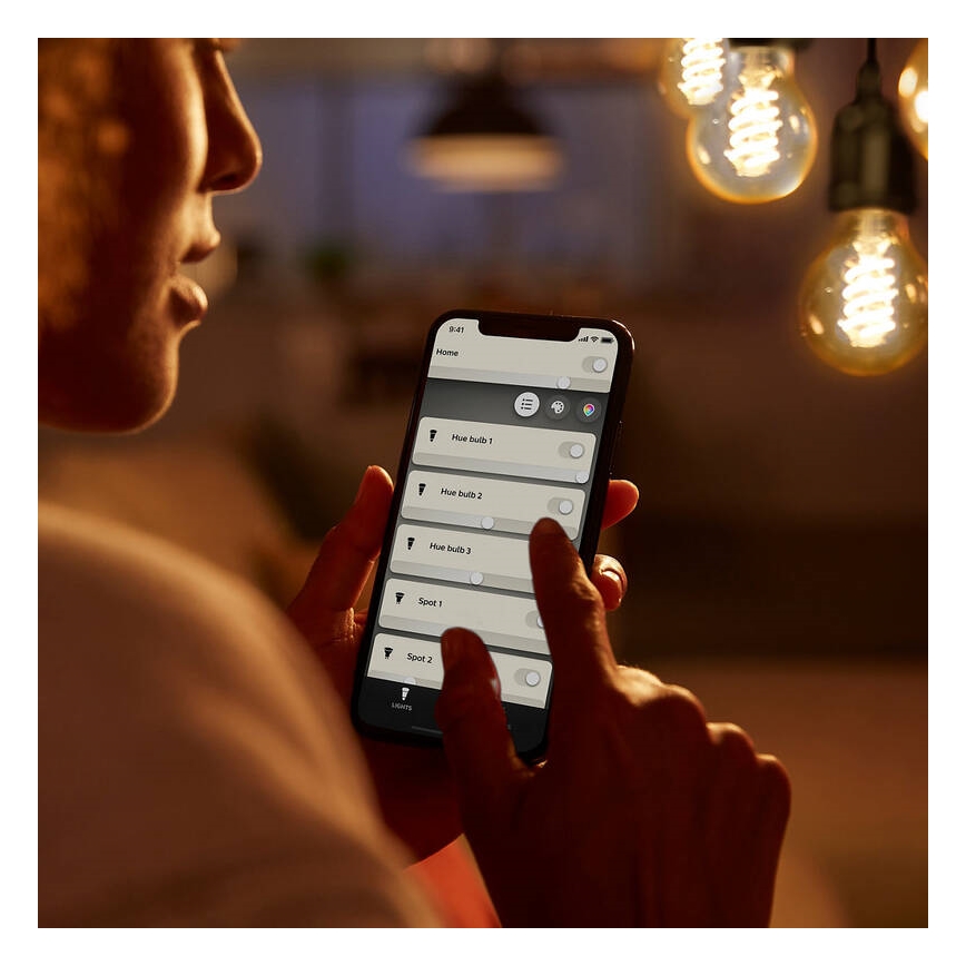 Lampadina LED dimmerabile Philips Hue WHITE FILAMENT G93 E27/7,2W/230V 2100K
